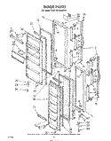 DOOR , LIT/OPTIONAL Diagram and Parts List for EHD191VKWR0  Whirlpool Refrigerator