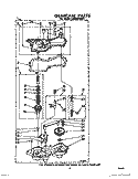 GEARCASE Diagram and Parts List for LA5580XKW1  Whirlpool Washer