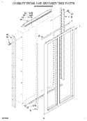 Part Location Diagram of 2000651 Whirlpool Breaker Trim & Retainer Assembly
