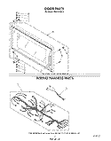 DOOR , WIRING HARNESS , LIT/OPTIONAL Diagram and Parts List for MH6701XW0  Whirlpool Microwave