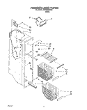 FREEZER LINER Diagram and Parts List for 3XARG484WP03  Whirlpool Refrigerator