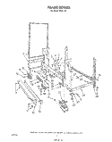 FRAME Diagram and Parts List for 8585L30  Roper Dishwasher