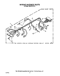 WIRING HARNESS Diagram and Parts List for KAWE660WWH1  KitchenAid Washer