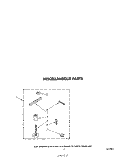 MISCELLANEOUS Diagram and Parts List for LA5700XSW0  Whirlpool Washer