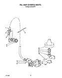 FILL AND OVERFILL Diagram and Parts List for KUDC220T2  KitchenAid Dishwasher