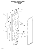 Part Location Diagram of 4388973 Whirlpool Handle Kit
