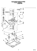 MACHINE BASE PARTS Diagram and Parts List for YLTE5243DQ3  Whirlpool Washer Dryer Combo