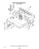 DOOR AND LATCH Diagram and Parts List for 4KPDI620T0  KitchenAid Dishwasher