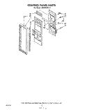 CONTROL PANEL Diagram and Parts List for MW8650XL2  Whirlpool Microwave