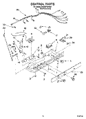 CONTROL Diagram and Parts List for GD25SFXHS05  Whirlpool Refrigerator