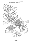 REFRIGERATOR INTERIOR , LIT/OPTIONAL Diagram and Parts List for ED26SSXRWR0  Whirlpool Refrigerator