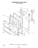 REFRIGERATOR DOOR , LIT/OPTIONAL Diagram and Parts List for ET18HKXSW03  Whirlpool Refrigerator