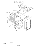 CONTAINER Diagram and Parts List for TU4100XTP0  Whirlpool Trash Compactor