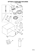 OPTIONAL Diagram and Parts List for CA6WML0  Roper Air Conditioner
