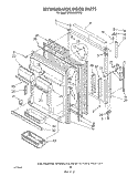 REFRIGERATOR DOOR Diagram and Parts List for ET20DKXVW02  Whirlpool Refrigerator