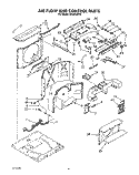 AIRFLOW AND CONTROL Diagram and Parts List for ACQ254XY0  Whirlpool Air Conditioner