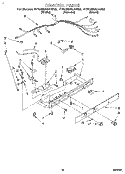 CONTROL Diagram and Parts List for 4YED25DQAB00  Whirlpool Refrigerator