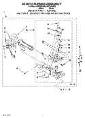 8318272 BURNER ASSEMBLY, OPTIONAL PARTS (NOT INCLUDED) Diagram and Parts List for CGDS663SB0  Crosley Dryer