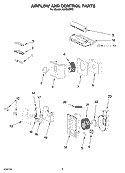 AIR FLOW AND CONTROL PARTS Diagram and Parts List for ACP092PR0  Whirlpool Air Conditioner