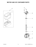 Part Location Diagram of W10803533 Whirlpool ICE-CONTNR