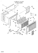 Part Location Diagram of 1166134 Whirlpool MONITOR-FL