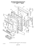 REFRIGERATOR DOOR Diagram and Parts List for ET22DMXWN00  Whirlpool Refrigerator