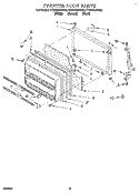 Part Location Diagram of LIT2174832 Whirlpool Service & Wiring Sheet