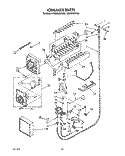 Part Location Diagram of 2000803 Whirlpool BRACKET