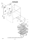OVEN , LITERATURE AND OPTIONAL Diagram and Parts List for KERS505SWB0  KitchenAid Range
