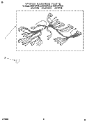 WIRING HARNESS, OPTIONAL Diagram and Parts List for KEBS107YBL3  KitchenAid Wall Oven