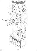 INSTALLATION Diagram and Parts List for MH7110XBQ2  Whirlpool Microwave
