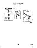 WATER SYSTEM Diagram and Parts List for LA5558XTF0  Whirlpool Washer
