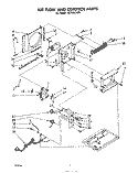 AIRFLOW AND CONTROL PARTS Diagram and Parts List for ACP552XR0  Whirlpool Air Conditioner