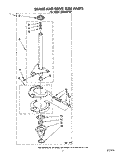 BRAKE AND DRIVE TUBE Diagram and Parts List for LA5200XTG1  Whirlpool Washer