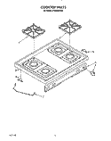 Part Location Diagram of 816643 Whirlpool Panel, Manifold