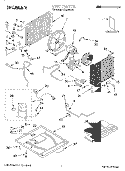 UNIT, LITERATURE Diagram and Parts List for CA21WC00  Crosley Air Conditioner