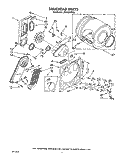 SECTION Diagram and Parts List for LE9100XTN0  Whirlpool Dryer