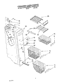 FREEZER LINER Diagram and Parts List for 4YGD27DCHW01  Whirlpool Refrigerator