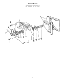 DETERGENT CUP Diagram and Parts List for 8517L00  Roper Dishwasher