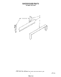 BACKGUARD Diagram and Parts List for FEP210VW1  Roper Range
