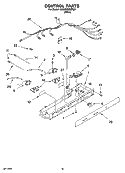 CONTROL PARTS, OPTIONAL PARTS (NOT INCLUDED) Diagram and Parts List for 6GS2SHQXRQ01  Whirlpool Refrigerator
