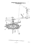 UPPER WASH AND RINSE Diagram and Parts List for 4KUDA22ST2  KitchenAid Dishwasher