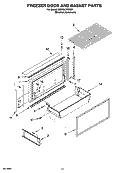 Part Location Diagram of 2313998S Whirlpool TRIM-DOOR