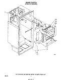 LINER Diagram and Parts List for ET18XKXRWR2  Whirlpool Refrigerator