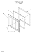 SECTION Diagram and Parts List for TCF0510EW02  Whirlpool Freezer