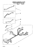 WIRING HARNESS Diagram and Parts List for KEBI171YBL2  KitchenAid Wall Oven