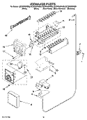 ICEMAKER PARTS, OPTIONAL PARTS (NOT INCLUDED) Diagram and Parts List for GC3NHAXVA00  Whirlpool Refrigerator