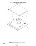 CONTROL COMPARTMENT Diagram and Parts List for KEMI371TBL0  KitchenAid Microwave Oven Combo