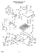 UPPER UNIT Diagram and Parts List for KSSS36DAW05  KitchenAid Refrigerator