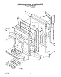 REFRIGERATOR DOOR Diagram and Parts List for 3XKVN510001  Whirlpool Refrigerator